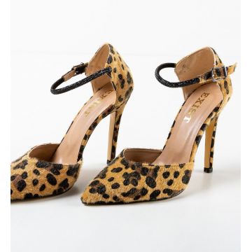 Pantofi dama Katalin Leopard