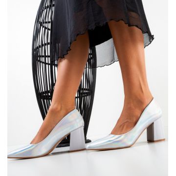 Pantofi dama Forbes Argintii