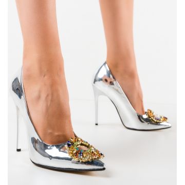 Pantofi dama Laha Argintii