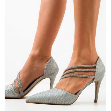 Pantofi dama Lazaros Argintii