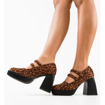 Pantofi dama Freyja Animal Print