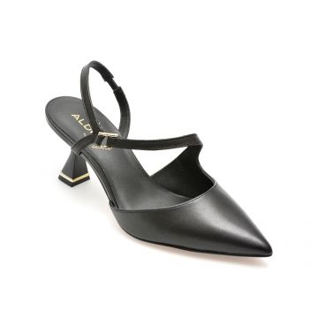 Pantofi eleganti ALDO negri, SEVILLA001, din piele naturala