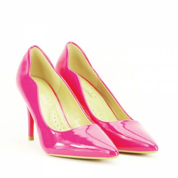 Pantofi fuxia lacuiti Tiffany 03