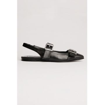 Balerini slingback din piele