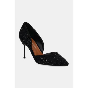 Kurt Geiger London pantofi cu toc Bond 90 culoarea negru, 2274500649