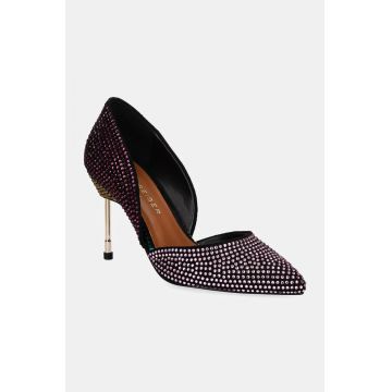 Kurt Geiger London pantofi cu toc Bond 90 culoarea violet, 2274599609