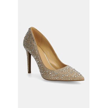 MICHAEL Michael Kors pantofi cu toc Alina culoarea auriu, 40R4HNHP2S