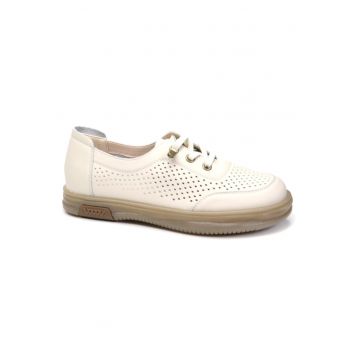 Pantofi dama 12175 crem