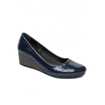 Pantofi dama 1853 bleumarin lac