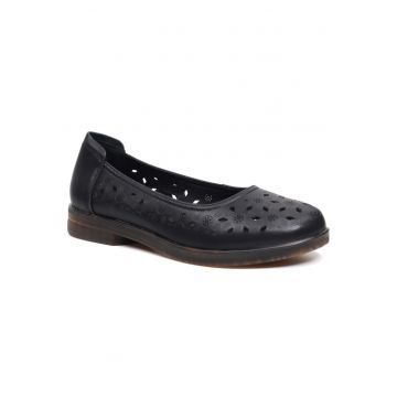 Pantofi perforati dama 2286 negru -