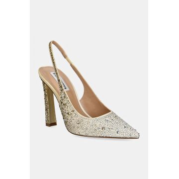 Steve Madden pantofi cu toc Fete-R Slingback culoarea galben, SM11003434