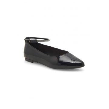 Balerini dama - 432074 - Piele lacuita - Negru