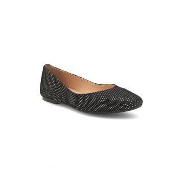 Balerini dama - 432210 - Piele intoarsa - Negru