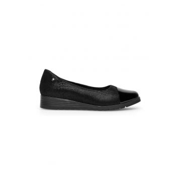 Balerini dama - 590559 - Piele naturala - Negru