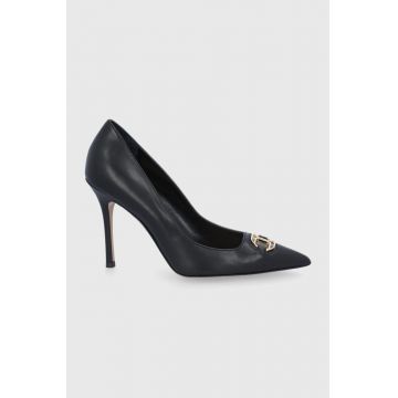 Elisabetta Franchi Stilettos de piele culoarea negru