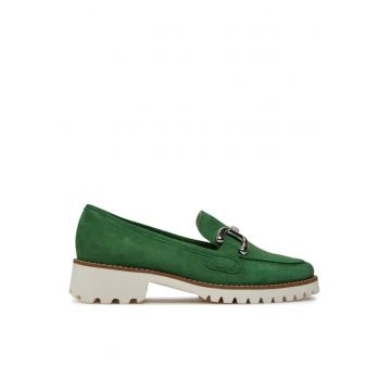 Pantofi dama 303784867 - Piele intoarsa - Verde