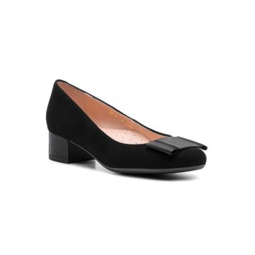 Pantofi dama - 201223499 - Negru - Piele naturala/Piele intoarsa -