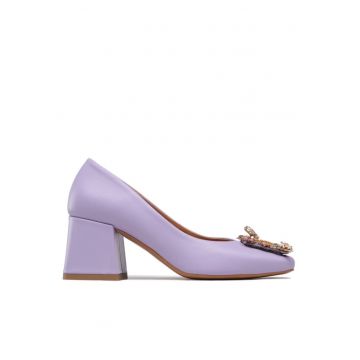 Pantofi dama 302314911 - Piele naturala - Violet