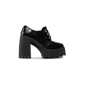 Pantofi dama - 303093 - Piele ecologica - Negru