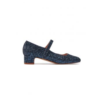 Pantofi Dora Bleumarin - Textil