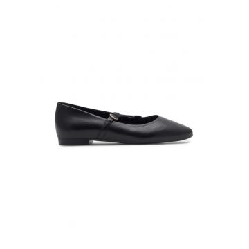 Balerini dama - 590559 - Piele naturala - Negru -