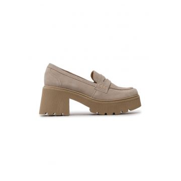 Pantofi dama - 302663 - Piele naturala - Bej