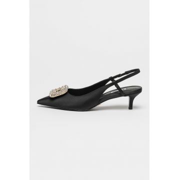 Pantofi slingback cu aplicatii din strasuri Centrep