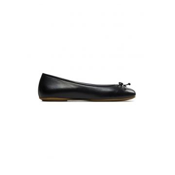 Balerini dama - 303260 - Piele naturala - Negru