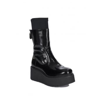 Pantofi dama 0624620008 - Sintetic - Negru -