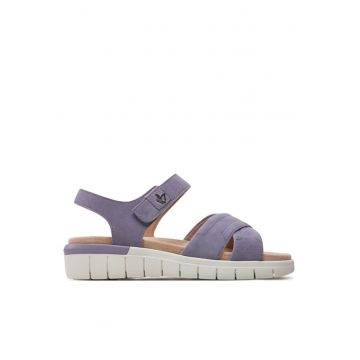 Pantofi dama 303664787 - Piele intoarsa - Violet