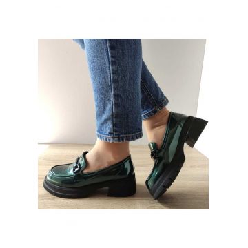 Pantofi Casual Dama Tp6830-1 Verzi Lac - Green