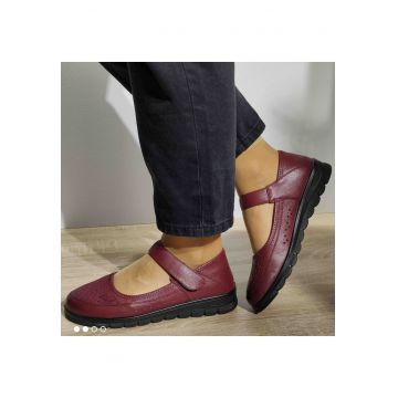 Pantofi Perforati Casual Dama 220710 Rosii - Rosu