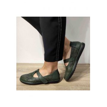 Pantofi Perforati Dama 3233-88 - Verde