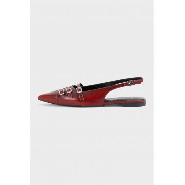 Balerini slingback din piele