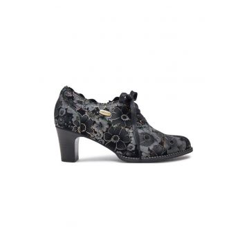 Pantofi dama - 304356 - Piele naturala - Negru -