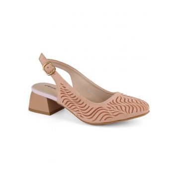 Pantofi slingback dama - BM191929 - Roz