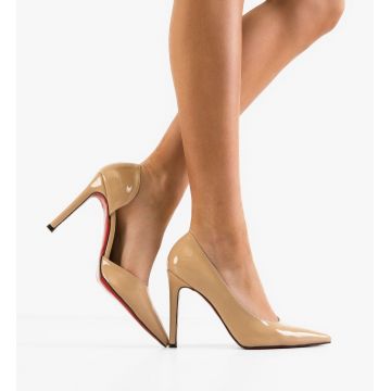 Pantofi stiletto dama Trynet Nude