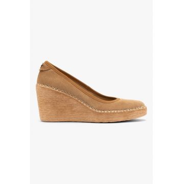 RYLKO - Pantofi din piele intoarsa cu talpa wedge