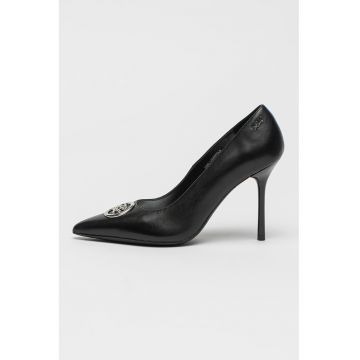 Pantofi de piele cu toc Pantofi de piele cu toc