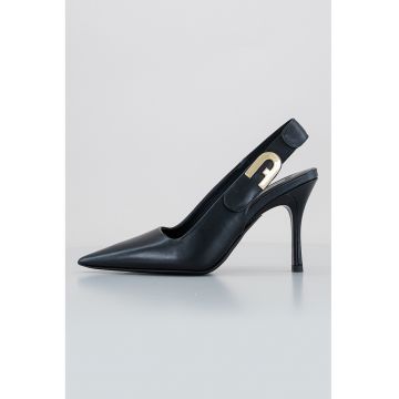 Pantofi slingback de piele cu toc stiletto Pantofi slingback de piele cu toc stiletto